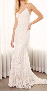 Lace wedding dress /prom dress